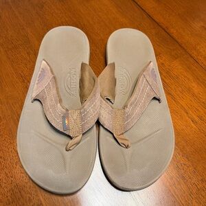 Rainbow Classic Leather Single Layer Men's Flip Flops Size 13 Wide Strap Outdoor